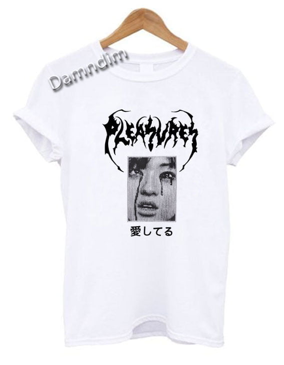 pleasures graphic tees