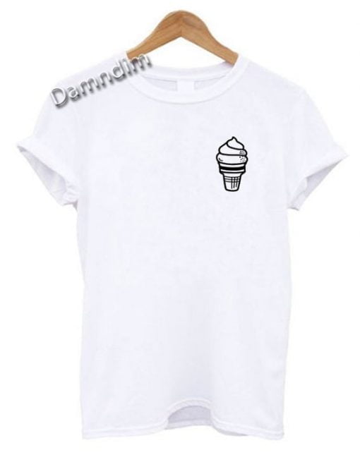 Cone Ice Cream T Shirt - damndim.com