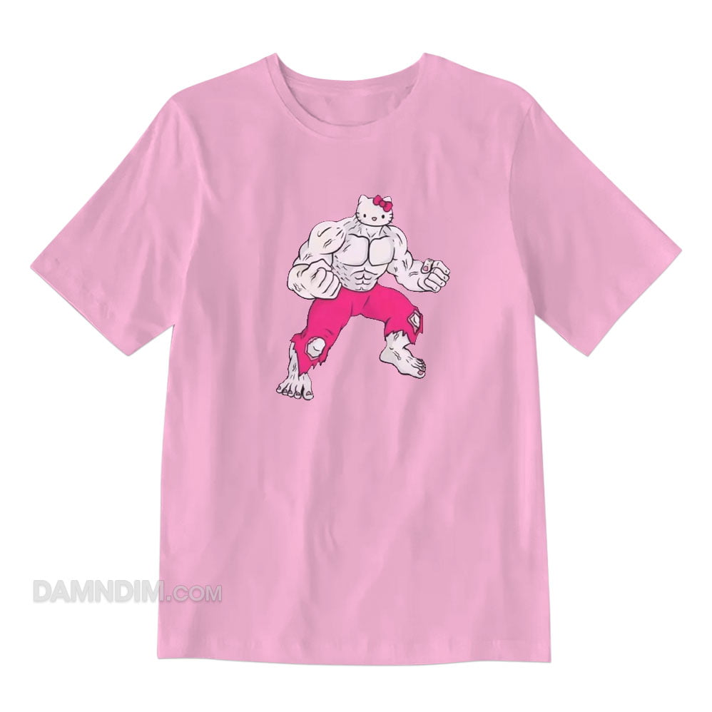 Hello Kitty Hulk T-Shirt - Damndim.com