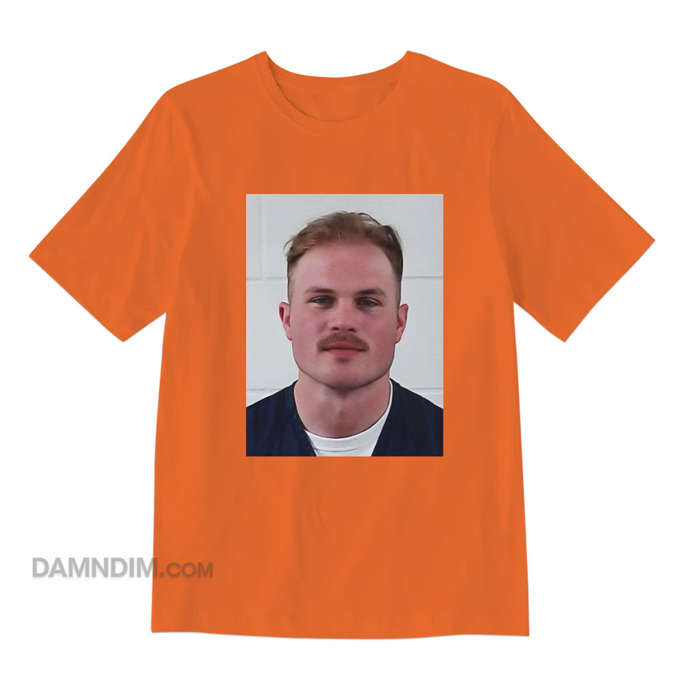 Zach Bryan Mugshot T-Shirt - Damndim.com