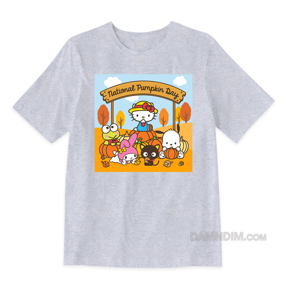 National Pumpkin Day Hello Kitty T-Shirt