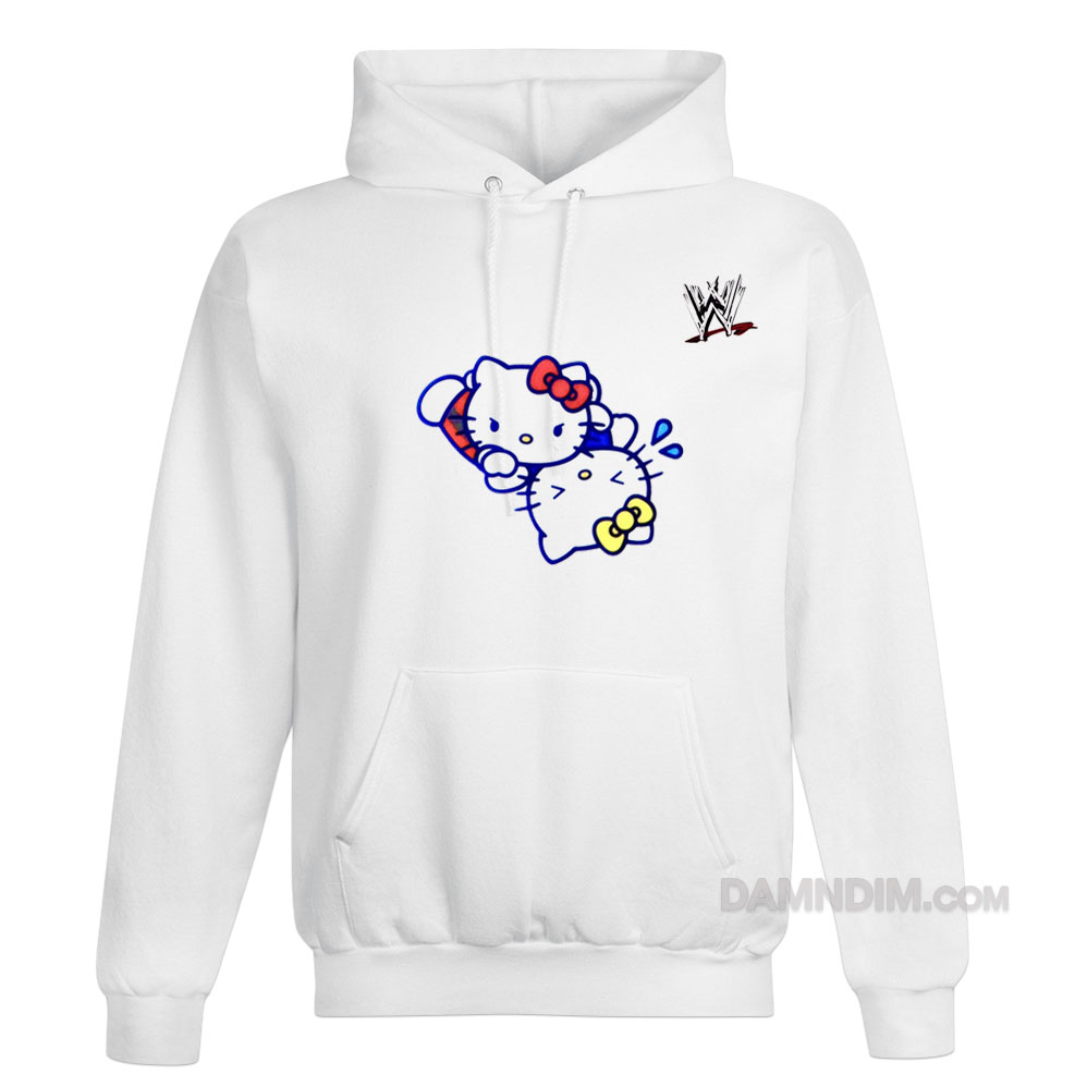 Wwf Hello Kitty Wrestling Hoodie