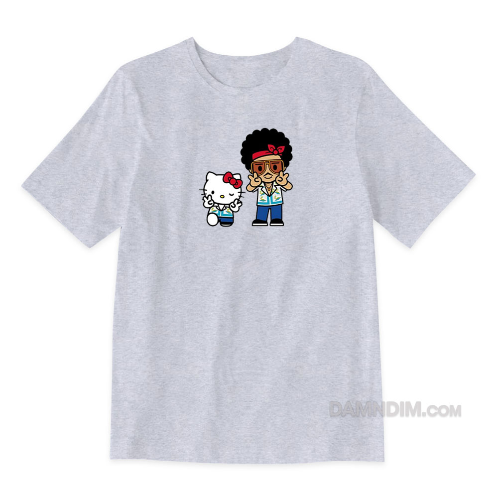 Bruno Mars Hello Kitty T-Shirt - Damndim.com